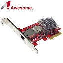 Awesome PCI-E C6a高速10Gbps RJ45網路卡