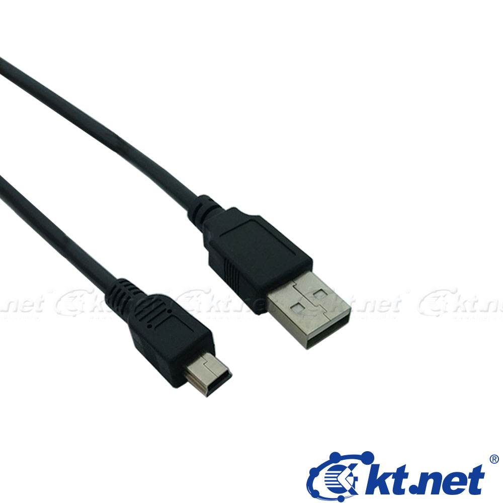 USB轉MINI5P黑1.5M