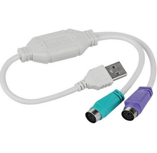 USB PS/2*2分享線(總