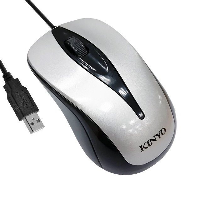 【KINYO】 藍光USB靜音滑鼠LKM50