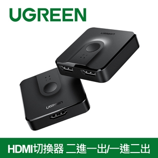 綠聯 HDMI切換器 二進一出/一進二出 (50966)
