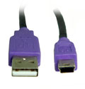 USB 1A-小5p 鍍鎳60CM