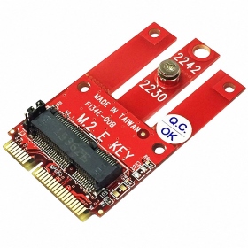  PCIe & USB M.2 模組轉min PCIe轉接卡