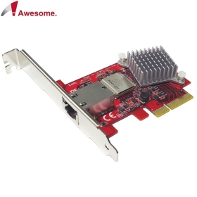 Awesome PCI-E C6a高速10Gbps RJ45網路卡