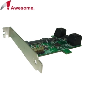 Awesome PCI/PCIe插槽SATA 6.0Gbps 1轉5 Port Multiplier轉接擴充卡