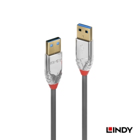 LINDY 林帝 LINDY CROMO LINE USB3.0 TYPE-A 公 TO 公 傳輸線 5M(36629)