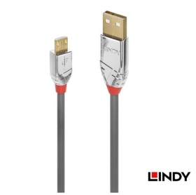 LINDY 林帝  CROMO LINE USB2.0 TYPE-A/公 TO MICRO-B/公 傳輸線 2M